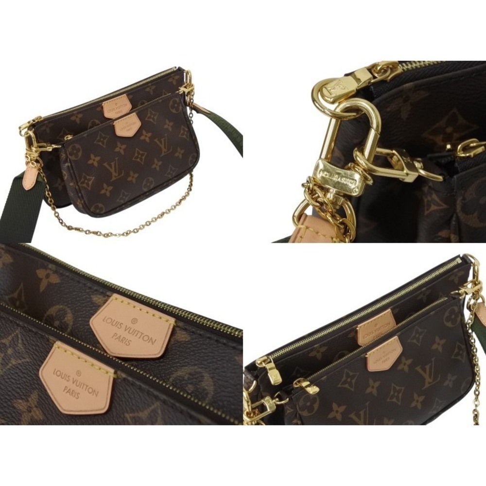 Louis Vuitton Bag Green Multipochette Monogram Shoulder Accessoires Khaki - Picture 4 of 9